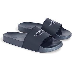 Tommy Hilfiger Damen Badeschuhe Th Glitter Pool Slide Badelatschen, Blau (Desert Sky), 35 Tommy Hilfiger Damen Badeschuhe Th Glitter Pool Slide Badelatschen, Blau (Desert Sky), 35