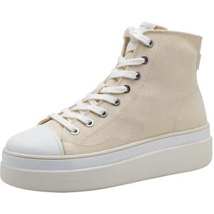 Tamaris Damen Sneaker High Textile Vegan; Ivory/beige; 36 Tamaris Damen Sneaker High Textile Vegan; Ivory/beige; 36