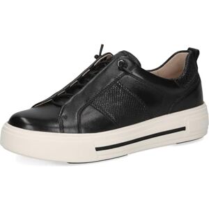 CAPRICE Damen Sneaker flach aus Leder Plateau, Schwarz (Black Rep.Comb), 37.5 EU CAPRICE Damen Sneaker flach aus Leder Plateau, Schwarz (Black Rep.Comb), 37.5 EU