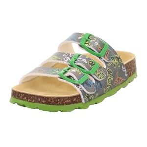 Superfit Jungen Fussbettpantoffel Hausschuh, Grau Mehrfarbig 2050, 35 EU Superfit Jungen Fussbettpantoffel Hausschuh, Grau Mehrfarbig 2050, 35 EU