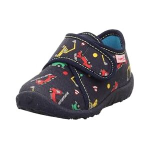 Superfit Baby Mädchen SPOTTY Hausschuhe, BLAU/MEHRFARBIG 8130, 18 EU Superfit Baby Mädchen SPOTTY Hausschuhe, BLAU/MEHRFARBIG 8130, 18 EU