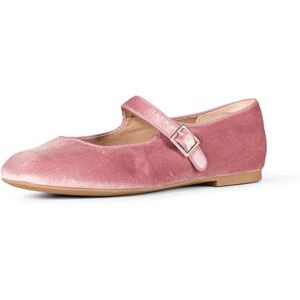 Amazon Essentials Damen Mary-Jane-Ballerinas, Mauve Samt, 36 EU Amazon Essentials Damen Mary-Jane-Ballerinas, Mauve Samt, 36 EU