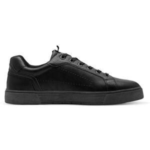 s.Oliver Herren Sneaker flach Low Top Vegan, Schwarz (Black), 44 EU s.Oliver Herren Sneaker flach Low Top Vegan, Schwarz (Black), 44 EU