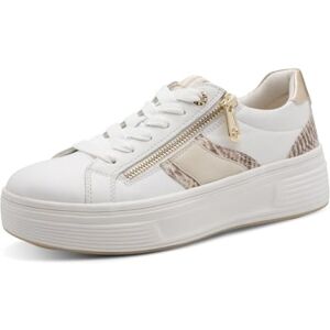 Tamaris Comfort Damen Sneaker Low White/Snake 40 Tamaris Comfort Damen Sneaker Low White/Snake 40