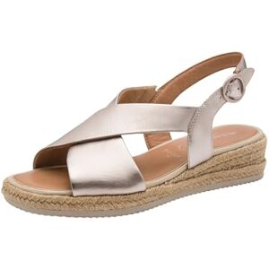 Tamaris COMFORT Damen Wedge/Plat Sand LT GOLD 40 Tamaris COMFORT Damen Wedge/Plat Sand LT GOLD 40