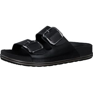 Tamaris Damen Footbed Styles Leder; BLACK LEATHER/schwarz; 41 EU Tamaris Damen Footbed Styles Leder; BLACK LEATHER/schwarz; 41 EU