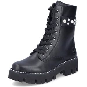 Rieker Damen Combat Boots Y3354, Frauen Stiefeletten,uebergangsschuhe,uebergangsstiefel,schnürstiefel,Stiefel,Bootee,schwarz (00),40 EU / 6.5 UK Rieker Damen Combat Boots Y3354, Frauen Stiefeletten,uebergangsschuhe,uebergangsstiefel,schnürstiefel,Stiefel,Bootee,schwarz (00),40 EU / 6.5 UK