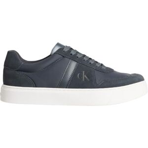 Calvin Herren Cupsole Sneaker Classic Lace aus Leder, Blau (Coal), 46 Calvin Herren Cupsole Sneaker Classic Lace aus Leder, Blau (Coal), 46