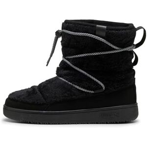 Puma Snowbase WNS Sneaker aus Veloursleder für Damen, schwarz-flach, dunkelgrau, 7 UK Puma Snowbase WNS Sneaker aus Veloursleder für Damen, schwarz-flach, dunkelgrau, 7 UK