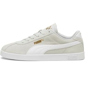 Puma Unisex Adults Club II Sneaker, Glacial Gray- White- Gold, 43 EU Puma Unisex Adults Club II Sneaker, Glacial Gray- White- Gold, 43 EU