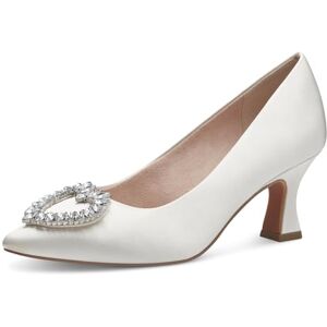 MARCO TOZZI by Guido Maria Kretschmer Damen Pumps Spitz Elegant, Weiß (Ivory Satin), 36 EU MARCO TOZZI by Guido Maria Kretschmer Damen Pumps Spitz Elegant, Weiß (Ivory Satin), 36 EU