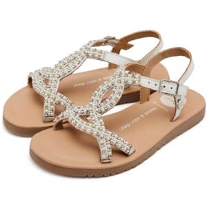 GIOSEPPO Komensky Flache Sandale, weiß, 36 EU GIOSEPPO Komensky Flache Sandale, weiß, 36 EU
