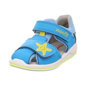 Superfit Jungen Boomerang Sandale, Türkis Gelb 8400, 20 EU Superfit Jungen Boomerang Sandale, Türkis Gelb 8400, 20 EU
