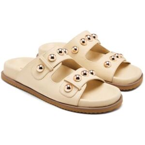 GIOSEPPO Leder-Sandalen von Rentham, elfenbein, 39 EU GIOSEPPO Leder-Sandalen von Rentham, elfenbein, 39 EU