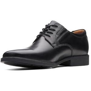 Clarks Tilden Plain Mens Black Leather, 6.5 Clarks Tilden Plain Mens Black Leather, 6.5