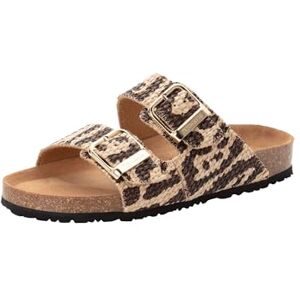 Tamaris Damen Fußbett Pantolette flach, beige, 37 EU Tamaris Damen Fußbett Pantolette flach, beige, 37 EU
