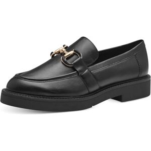 MARCO TOZZI Damen Loafer mit Absatz Elegant Vegan, Schwarz (Schwarz), 40 EU MARCO TOZZI Damen Loafer mit Absatz Elegant Vegan, Schwarz (Schwarz), 40 EU