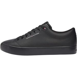 Tommy Hilfiger Herren Th Hi Vulc Core LTH Ii ESS Fm0fm05511 Low Top, Black Triple Black, 45 EU Tommy Hilfiger Herren Th Hi Vulc Core LTH Ii ESS Fm0fm05511 Low Top, Black Triple Black, 45 EU