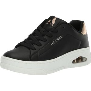 Skechers Damen Courted Style UNO Court, Schwarzes Leder, rotgoldener Duraleather, 35 EU Skechers Damen Courted Style UNO Court, Schwarzes Leder, rotgoldener Duraleather, 35 EU