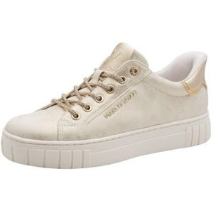 MARCO TOZZI Damen Sneaker weiches Feel Me Wechselfußbett weiches Innenfutter Modern, beige (Dune MET.Comb), 40 EU MARCO TOZZI Damen Sneaker weiches Feel Me Wechselfußbett weiches Innenfutter Modern, beige (Dune MET.Comb), 40 EU