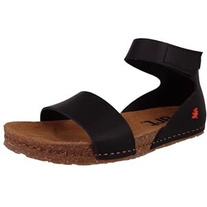 ART 0382 Kreta, flache Sandalen für Damen, Nappa, Schwarz, 41 EU ART 0382 Kreta, flache Sandalen für Damen, Nappa, Schwarz, 41 EU