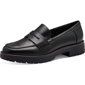 Jana Damen Slipper mit Blockabsatz Vegan, Schwarz (Schwarz), 38 EU Jana Damen Slipper mit Blockabsatz Vegan, Schwarz (Schwarz), 38 EU