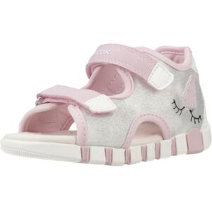 Geox Jungen Mädchen B IUPIDOO Gir Sandal, Silver/Pink, 26 EU Geox Jungen Mädchen B IUPIDOO Gir Sandal, Silver/Pink, 26 EU
