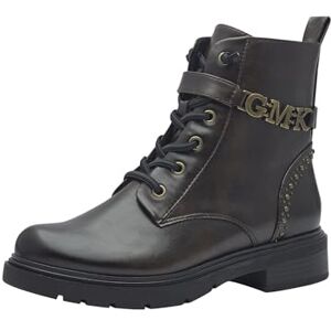 MARCO TOZZI by Guido Maria Kretschmer Damen Stiefeletten zum Schnüren aus Kunstleder mit Reißverschluss, Braun (Mocca), 37 EU MARCO TOZZI by Guido Maria Kretschmer Damen Stiefeletten zum Schnüren aus Kunstleder mit Reißverschluss, Braun (Mocca), 37 EU
