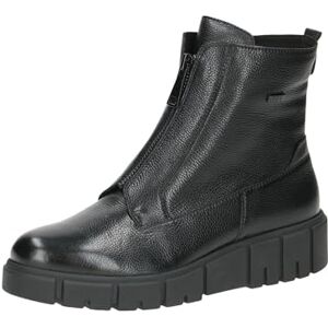 CAPRICE Damen Stiefel ohne Absatz aus Leder Wasserabweisend, Schwarz (Black Nappa), 37 EU CAPRICE Damen Stiefel ohne Absatz aus Leder Wasserabweisend, Schwarz (Black Nappa), 37 EU