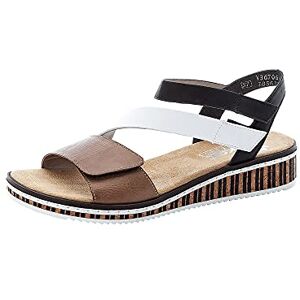 Rieker Damen Sandalen & Flip Flops V3670-64 beige Kombi / 64 Gr.37 Rieker Damen Sandalen & Flip Flops V3670-64 beige Kombi / 64 Gr.37