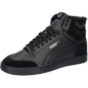 Puma Unisex Shuffle Mid Fur Sneaker, Schwarz ( Black Black Steel Gray), 38.5 EU Puma Unisex Shuffle Mid Fur Sneaker, Schwarz ( Black Black Steel Gray), 38.5 EU