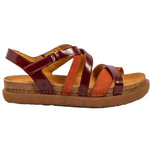 ART Damen 1714 Rhodes Flache Sandale, Bordeaux D Orange, 38 EU ART Damen 1714 Rhodes Flache Sandale, Bordeaux D Orange, 38 EU
