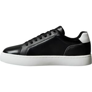 Calvin Damen Cupsole Sneaker Classic Mono mit Logo, Schwarz (Black/Bright White), 40 Calvin Damen Cupsole Sneaker Classic Mono mit Logo, Schwarz (Black/Bright White), 40