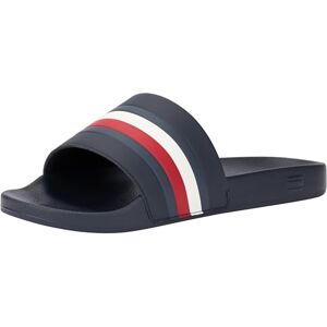 Tommy Hilfiger Herren Badeschuhe Pool Slide mit Tommy-Branding, Blau (Desert Sky), 40 Tommy Hilfiger Herren Badeschuhe Pool Slide mit Tommy-Branding, Blau (Desert Sky), 40