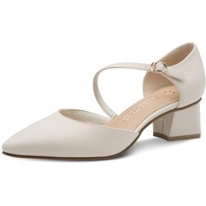 MARCO TOZZI Damen Pumps weiches Feel Me Fußbett weiches Innenfutter Spitz, beige (Cream), 40 EU MARCO TOZZI Damen Pumps weiches Feel Me Fußbett weiches Innenfutter Spitz, beige (Cream), 40 EU