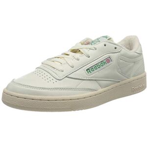Reebok Damen Club C 85 Vintage Sneaker, Top Chalk Paperwhite Glen Green, 45.5 EU Reebok Damen Club C 85 Vintage Sneaker, Top Chalk Paperwhite Glen Green, 45.5 EU