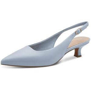 MARCO TOZZI Damen Pumps weiches Feel Me Fußbett weiches Innenfutter Vegan Synthetisch, blau (LT.Blue), 40 EU MARCO TOZZI Damen Pumps weiches Feel Me Fußbett weiches Innenfutter Vegan Synthetisch, blau (LT.Blue), 40 EU