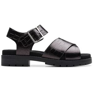 Clarks Orinoco Cross-Sandalen für Damen, Schwarz, 37 EU Clarks Orinoco Cross-Sandalen für Damen, Schwarz, 37 EU
