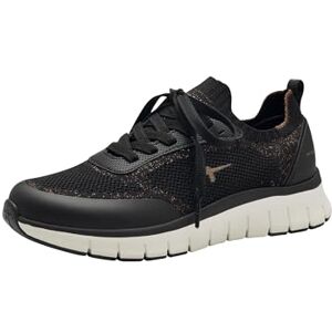 Tamaris Damen Sneaker Vegan; Black Combined, EU 39 Tamaris Damen Sneaker Vegan; Black Combined, EU 39
