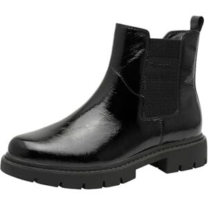 Tamaris Comfort Damen Chelsea Boots mit Reißverschluss Klassisch, Schwarz (Black Patent), 36 EU Tamaris Comfort Damen Chelsea Boots mit Reißverschluss Klassisch, Schwarz (Black Patent), 36 EU