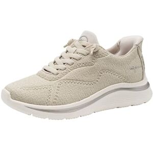 Tamaris Comfort Damen Step IN Sneaker flach zum Schlupfen Sportlich, Beige (Beige), 42 EU Tamaris Comfort Damen Step IN Sneaker flach zum Schlupfen Sportlich, Beige (Beige), 42 EU