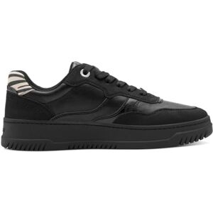 s.Oliver Damen Sneaker flach mit Schnürsenkeln Low Top, Schwarz (Black Zebra), 40 EU s.Oliver Damen Sneaker flach mit Schnürsenkeln Low Top, Schwarz (Black Zebra), 40 EU