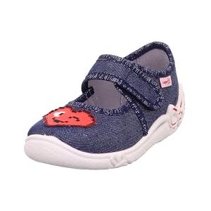 Superfit Mädchen Belinda Hausschuh, BLAU/ROT 8030, 23 EU Superfit Mädchen Belinda Hausschuh, BLAU/ROT 8030, 23 EU