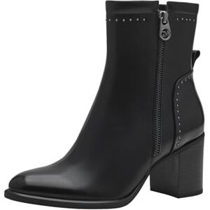 MARCO TOZZI by Guido Maria Kretschmer Damen Stiefeletten mit Absatz aus Kunstleder mit Reißverschluss, Schwarz (Black), 40 EU MARCO TOZZI by Guido Maria Kretschmer Damen Stiefeletten mit Absatz aus Kunstleder mit Reißverschluss, Schwarz (Black), 40 EU