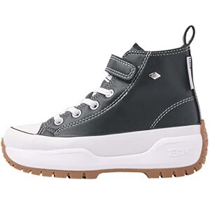 British Knights Mädchen Kaya Mid Fly Sneaker, Schwarz Weiss, 34 EU British Knights Mädchen Kaya Mid Fly Sneaker, Schwarz Weiss, 34 EU