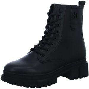 s.Oliver Damen Stiefeletten ohne Absatz zum Schnüren Vegan, Schwarz (Black), 42 EU s.Oliver Damen Stiefeletten ohne Absatz zum Schnüren Vegan, Schwarz (Black), 42 EU