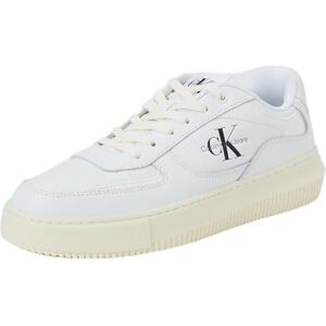 Calvin Damen Cupsole Sneaker Chunky Low Schuhe, Weiß (Bright White/Creamy White), 36 Calvin Damen Cupsole Sneaker Chunky Low Schuhe, Weiß (Bright White/Creamy White), 36