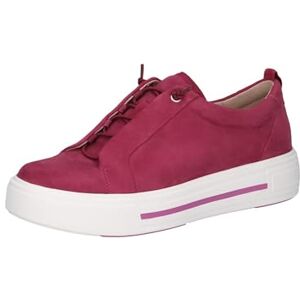 CAPRICE Damen Plateau Sneaker aus Leder Low Top, Rosa (Pink Suede), 36.5 EU CAPRICE Damen Plateau Sneaker aus Leder Low Top, Rosa (Pink Suede), 36.5 EU
