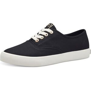 Tamaris Damen Sneaker Low Textil Vegan; Black/Gold/schwarz; 36 Tamaris Damen Sneaker Low Textil Vegan; Black/Gold/schwarz; 36