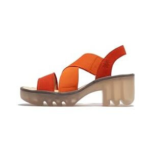 FLY London Damen TAJI502FLY Sandal, Poppy ORANGE, 39 EU FLY London Damen TAJI502FLY Sandal, Poppy ORANGE, 39 EU